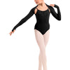 M30020C Long-sleeve shrug with Thumbholes Youth - Black