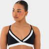Perfect Vee Crop Top - Black/White