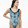 2785A Monte Carlo Pinch Front Tank Adult Leotard - Blue