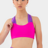 Ibiza Reversible Crop Top - Pink Cosmos