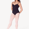 El100W Soft Elegance Cami Adult Leotard with Bratek Support - Black
