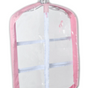 Short Clear Garment Bag - Pink