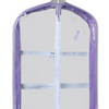 Short Clear Garment Bag - Lavender