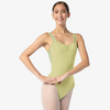 SL20 Tank Leotard with Mesh Straps Adult - Sweet Pear