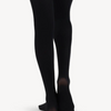 1825C (8-12) Studio Basics Footed Tights Youth - Black