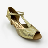 BL33 Roxanne 1.5" Heel Ballroom Shoe - Sparkle Gold