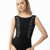 Daphne Square Back Youth Leotard 2534C - Black