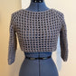 3/4 Sleeve Mesh Top