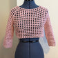 3/4 Sleeve Mesh Top