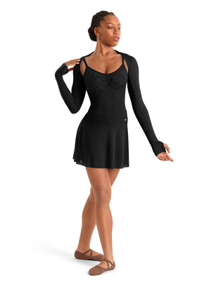 M30015L Long-sleeve shrug with Thumbholes Adult