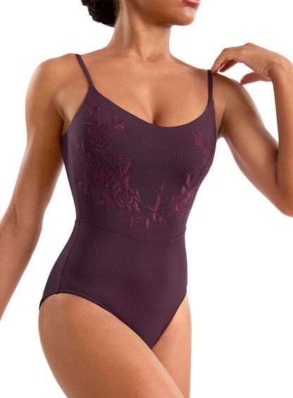M70007LM Floral Cami Adult Leotard