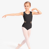 SL134 Eva Tank Leotard with Mesh Inserts Youth - Black