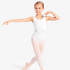 SL134 Eva Tank Leotard with Mesh Inserts Youth - White