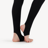 1961X/C Ultra Soft Self Knit Waistband Stirrup Tights Youth - BLK