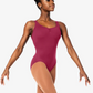 SL131 Tank with Pinch Front and Mesh Back Leotard Adult
