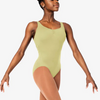 SL131 Tank with Pinch Front and Mesh Back Leotard Adult - Sweet Pear