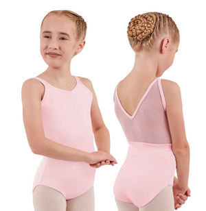 Silhouette Mesh Double Strap Youth Leotard 4145C