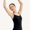SE1020W Adult Camisole Leotard with Built-In BraTek2™ Support - Black