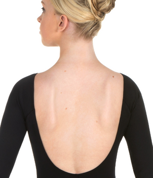 Pinch Front 3/4 Sleeve Adult Leotard 2797A