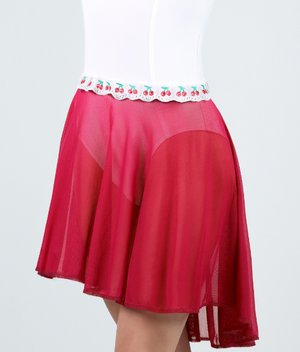 1019A Midi-Length On High Low Adult Skirt