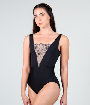 2857A Florence V Front Tank Adult Leotard