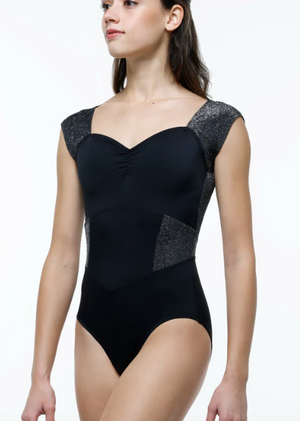 2792A Anniversary Pinch Front Cap Sleeve Adult Leotard