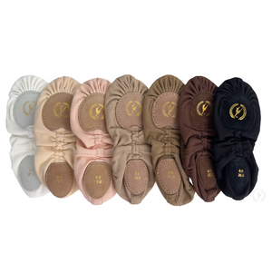 A1004A Assemblé Black Canvas Ballet Shoe Adult