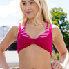 Ignite Bra Top - Cosmopolitan Stripe