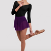 R4211 Jaye Mesh Pull On Adult Skirt - Aubergine
