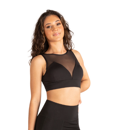 Sarah Mesh Front Top 24307A