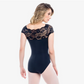 SL16 Cap Sleeve with Lace Leotard Adult
