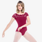 SL16 Cap Sleeve with Lace Leotard Adult