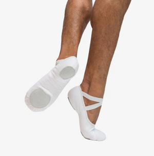 SD18 (Larger Sizes) Adult Canvas Ballet Slipper