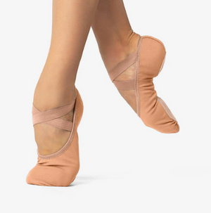 SD18 (Larger Sizes) Adult Canvas Ballet Slipper