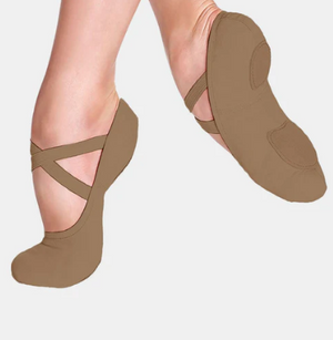 SD18 (Larger Sizes) Adult Canvas Ballet Slipper