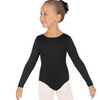 Long Sleeve Leotard Youth 44265C - Black