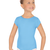44475C Short Sleeve Leotard Youth - Light Blue