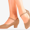 CH50L 1.5 inch Character Shoe - Caramel