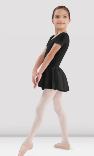 CL5342 Short Sleeve Skirted Leotard Youth