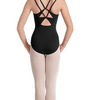 Cross Back Cami Youth Leotard M70004C - Black