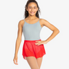 SL217 Wave Mesh Pull On Skirt Youth - Red