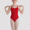 CL4207 Double Scoop Seam Cami Youth Leotard - Red