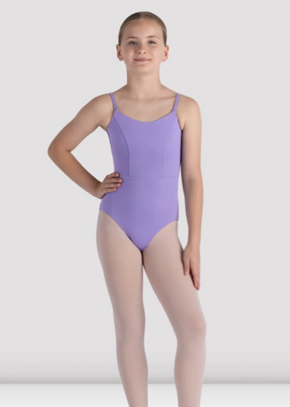 CL4207 Double Scoop Seam Cami Youth Leotard