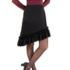 Ruffle Skirt 13672 - Black
