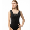 Daphne V Front Tank Adult Leotard 2533A - Black