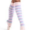 Harmonie 24in  Striped Legwarmer - Pink Stripe