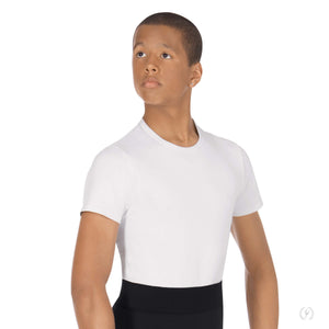 Microfiber Crew Neck Short Sleeve Dance Top Adult 44100