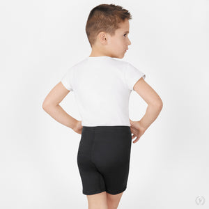 Microfiber Crew Neck Short Sleeve Dance Top Youth 44100c