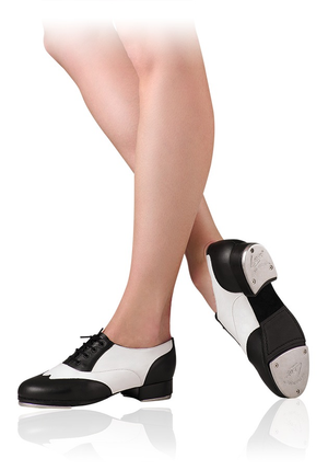 LS3004L Spectator Tap Black and White Tap Shoe Adult