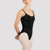 L4207 Double Scoop Seam Cami Adult Leotard - Black